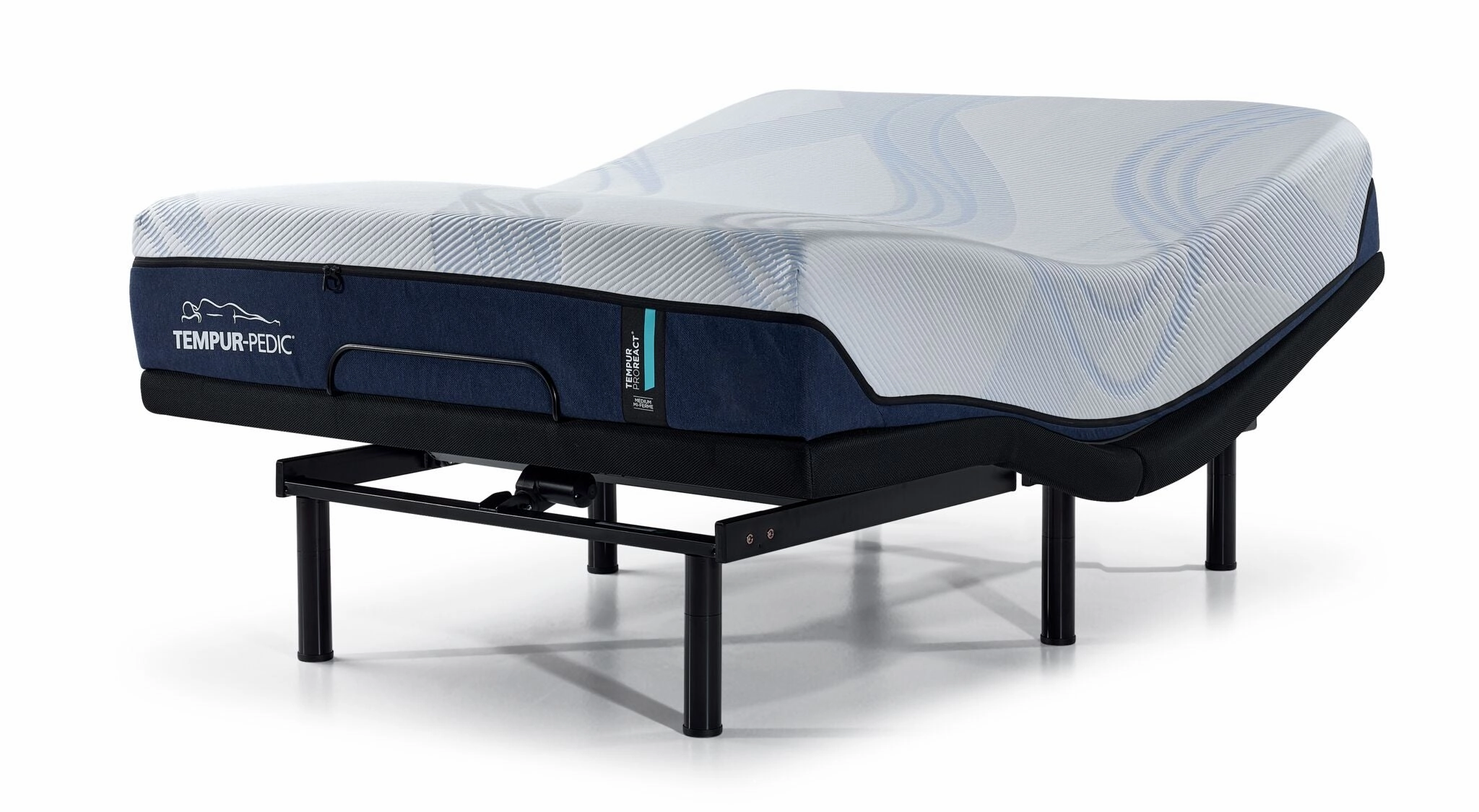 Tempur-Pedic Pro-React 2.0 Medium 12" Full Mattress and L2 Motion Pro Adjustable Base