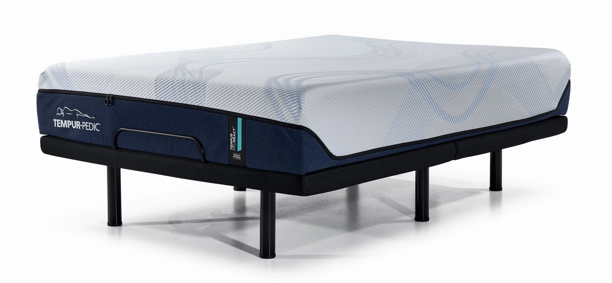 Tempur-Pedic Pro-React 2.0 Medium 12" Full Mattress and L2 Motion Pro Adjustable Base