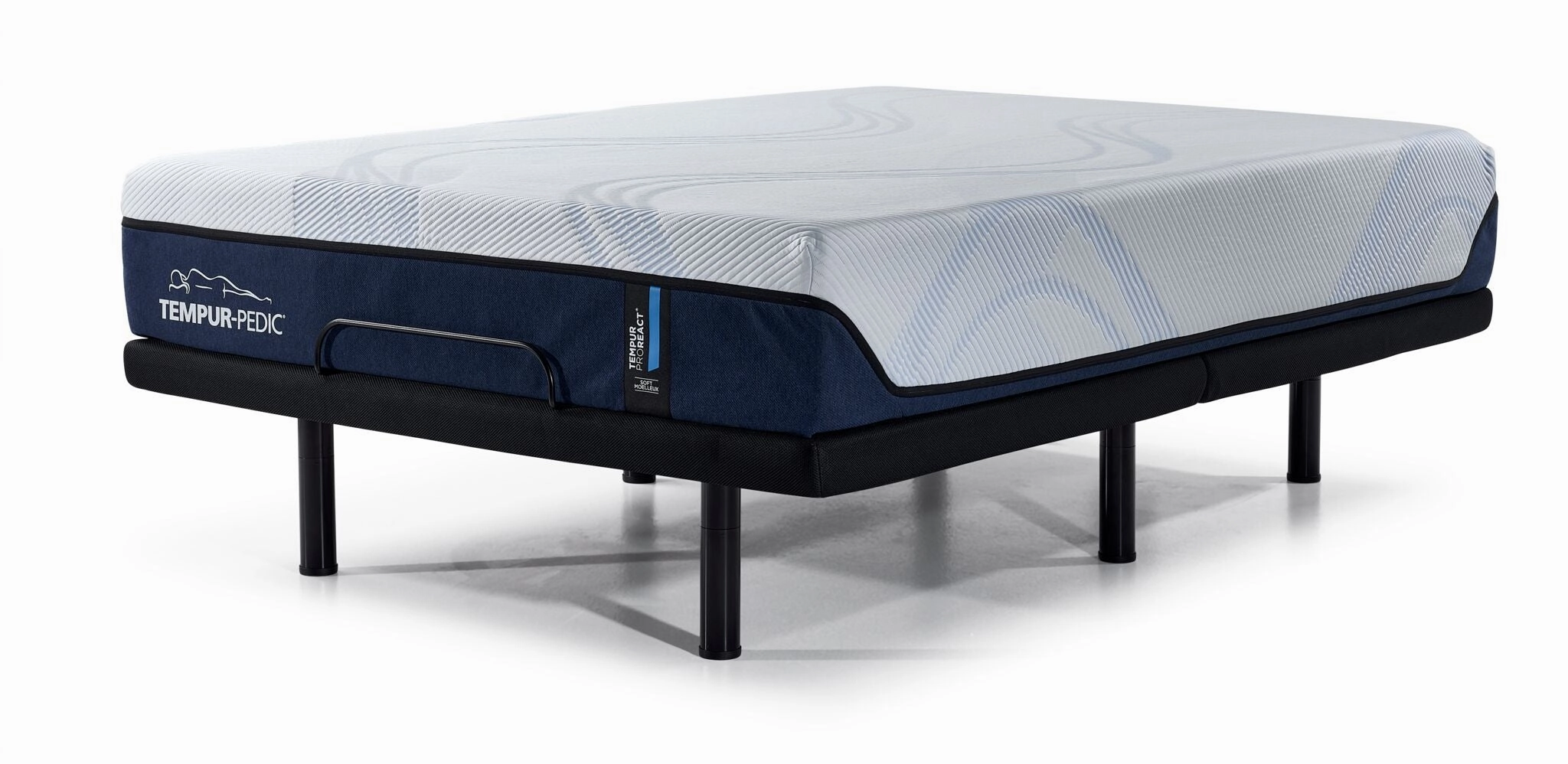 Tempur-Pedic Pro React 2.0 Soft 12" Queen Mattress and L2 Motion Pro Adjustable Base