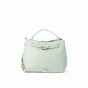 Time and Tru Women's Hazel Satchel Bag, Seafoam