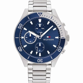 Tommy Hilfiger  1791917 Men's Quartz Watch with Stainless Steel Strap. Silver.