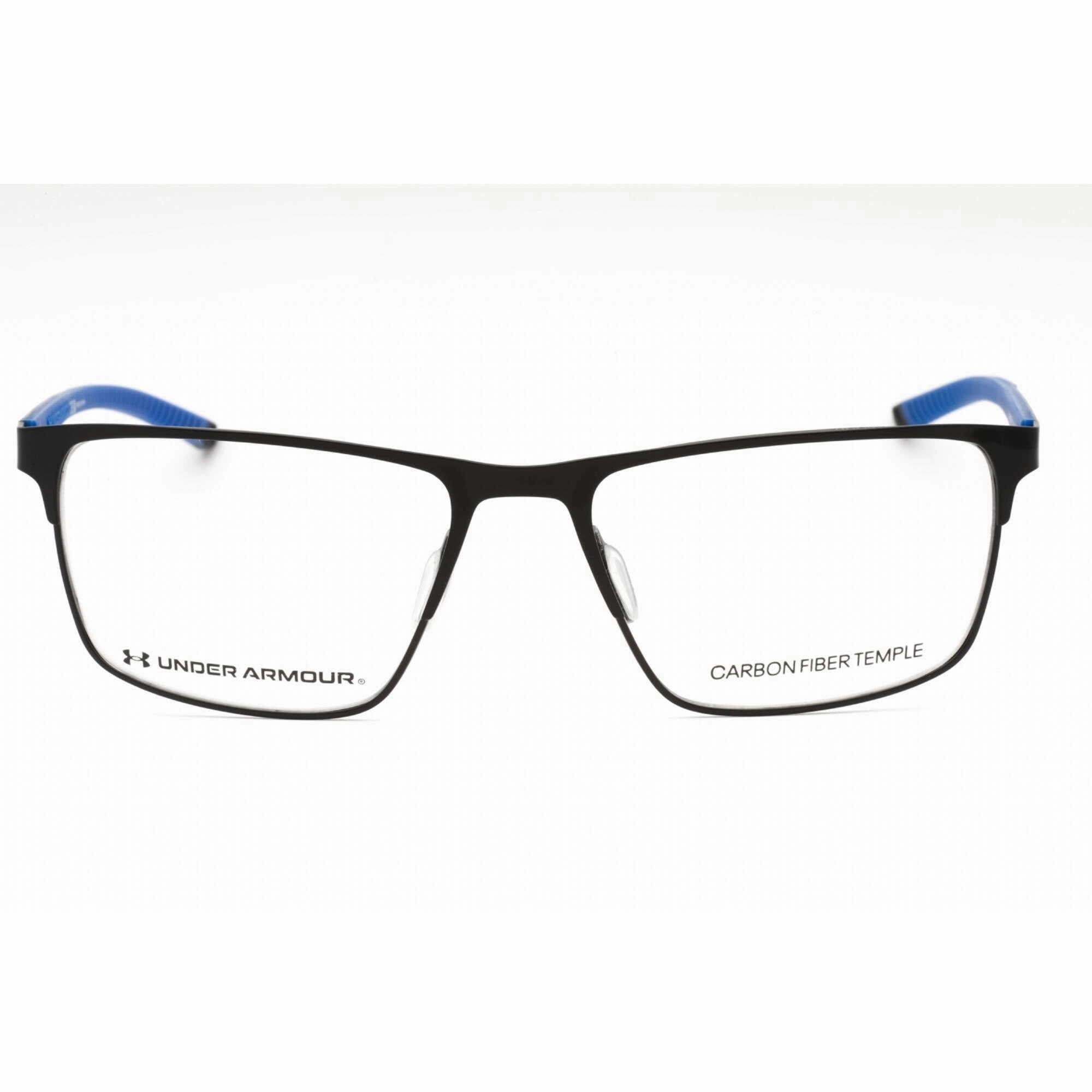 Under Armour Men's Eyeglasses - Matte Black Blue Rectangular Frame | UA 5050/G 00VK 00