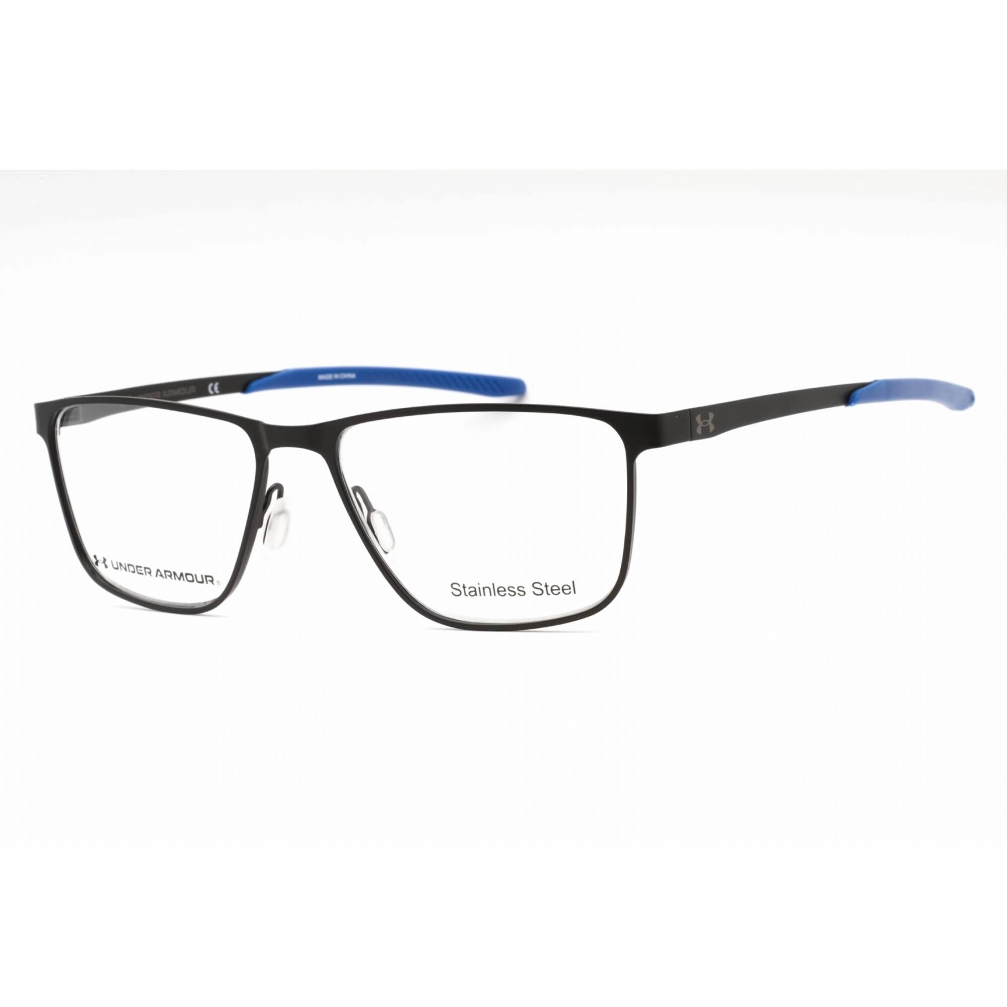 Under Armour Men's Eyeglasses - Matte Black Metal Full Rim Frame | UA 5052/G 0003 00
