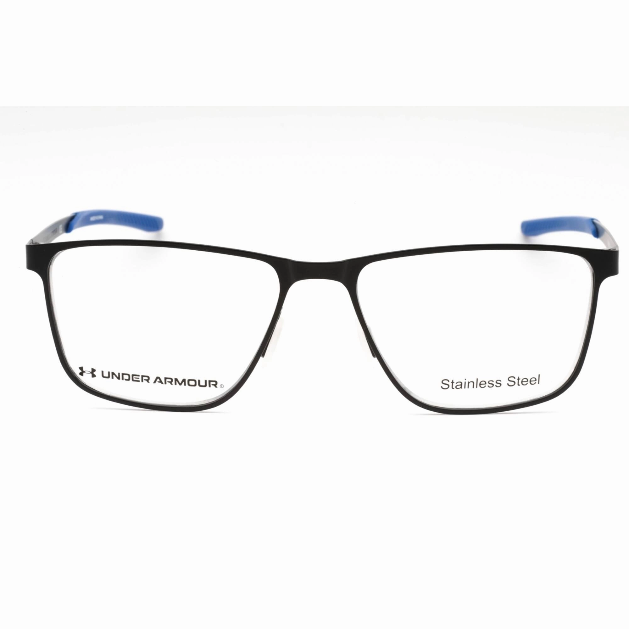 Under Armour Men's Eyeglasses - Matte Black Metal Full Rim Frame | UA 5052/G 0003 00