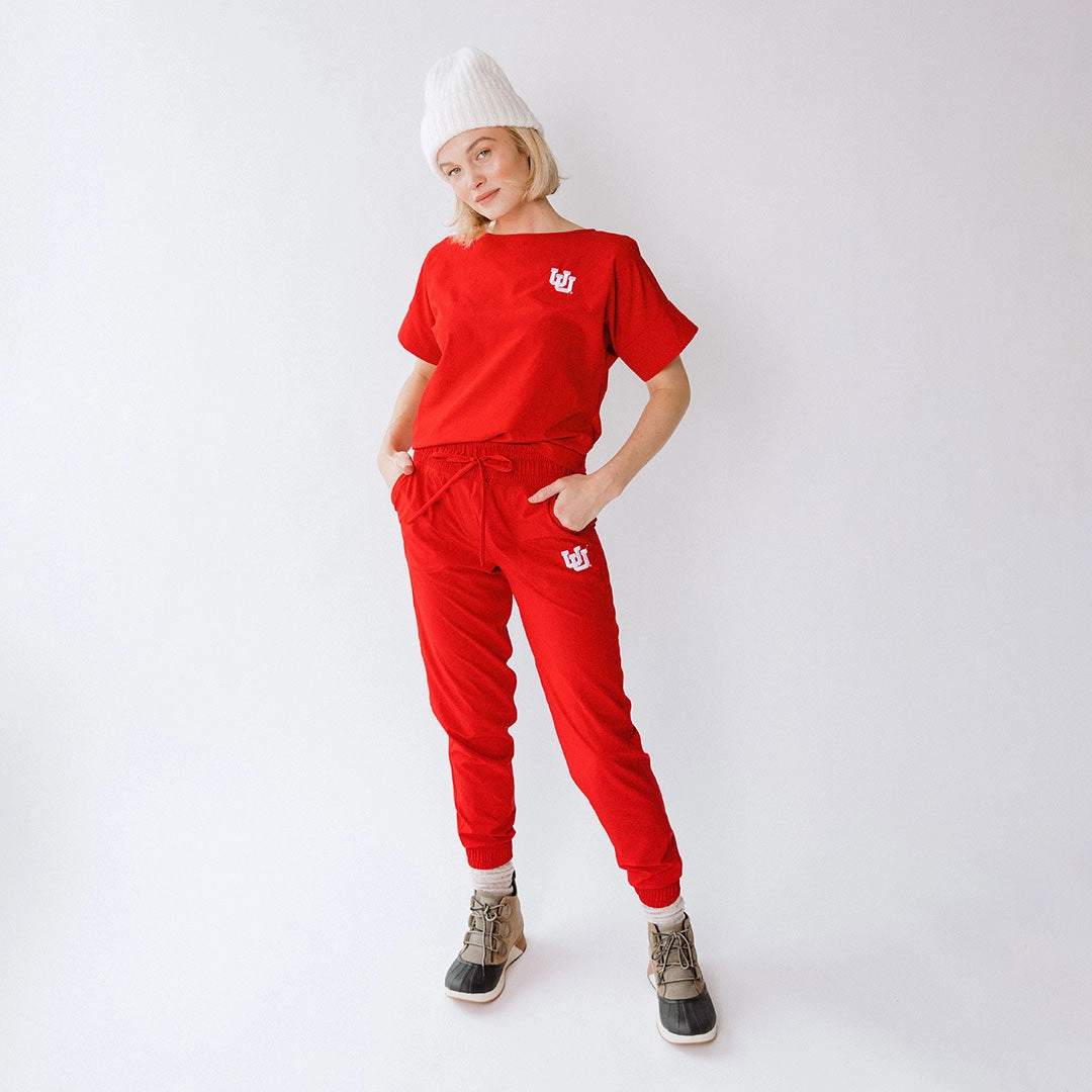 Utah Boss Tee, Crimson