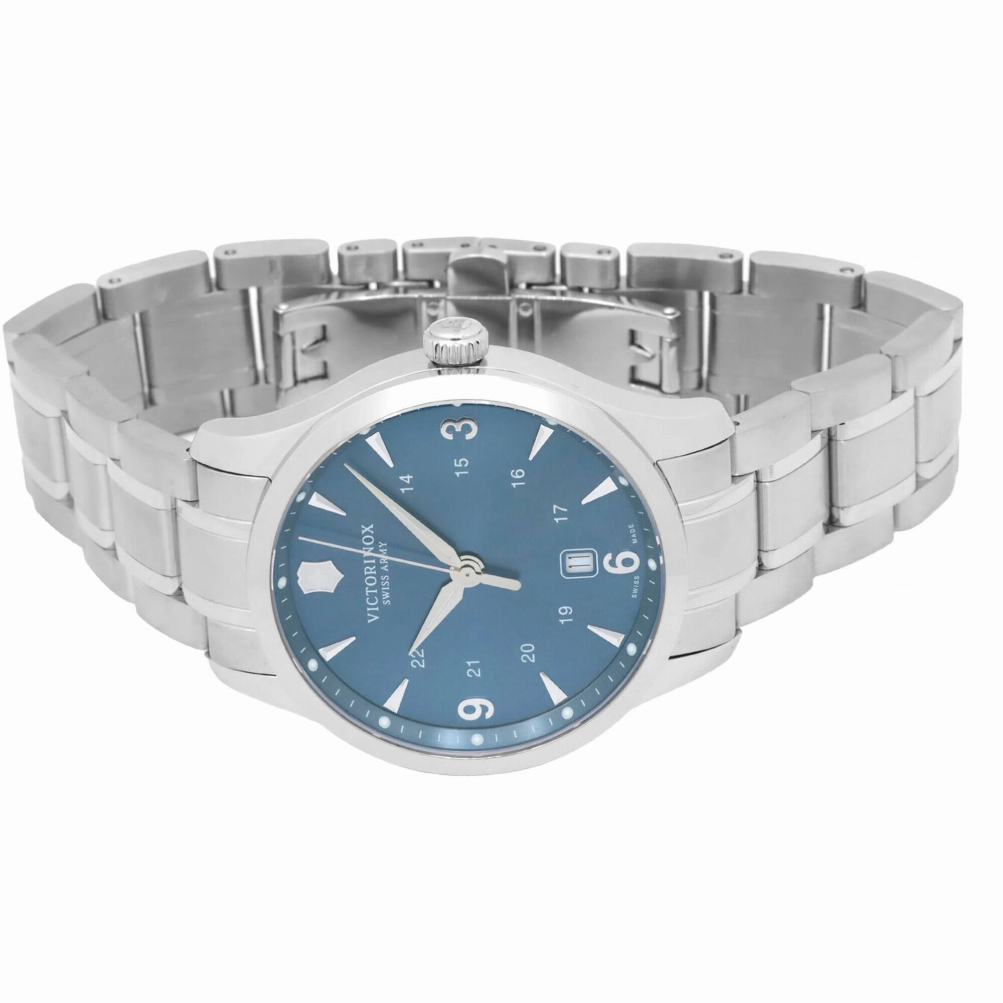 Victorinox Swiss Army Men's Watch - Alliance Caribbean Blue Dial Bracelet | 249111
