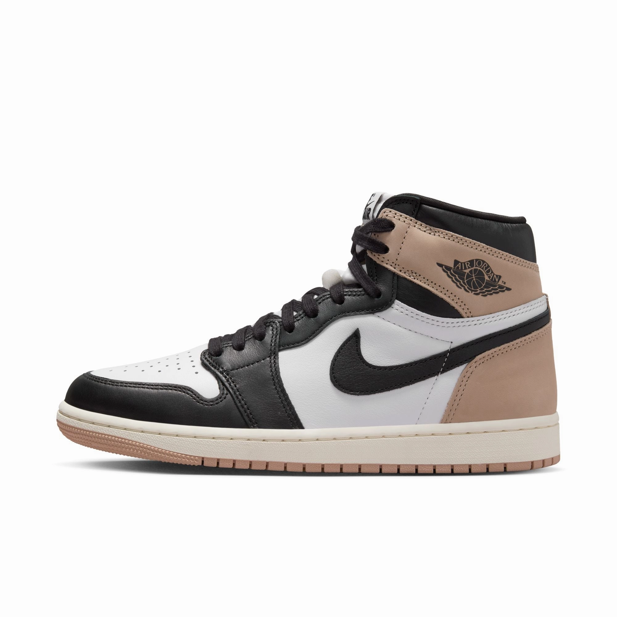 Women's Air Jordan 1 Retro High OG Latte-BLACK/LEGEND MD BROWN-WHITE-SAIL