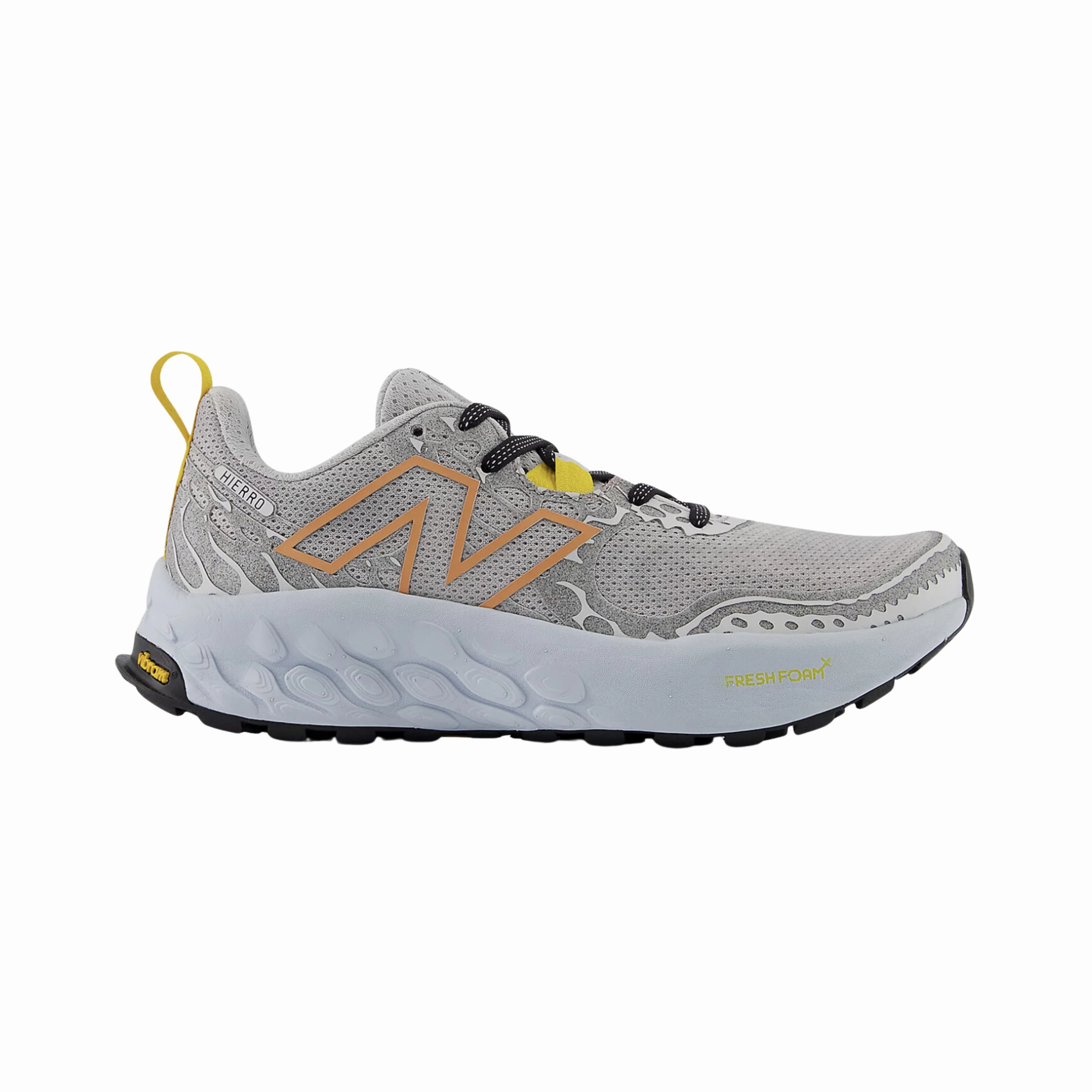 Women's Fresh Foam x Hierro v8 - Grey Matter with Quarry Blue and Copper (B Width)