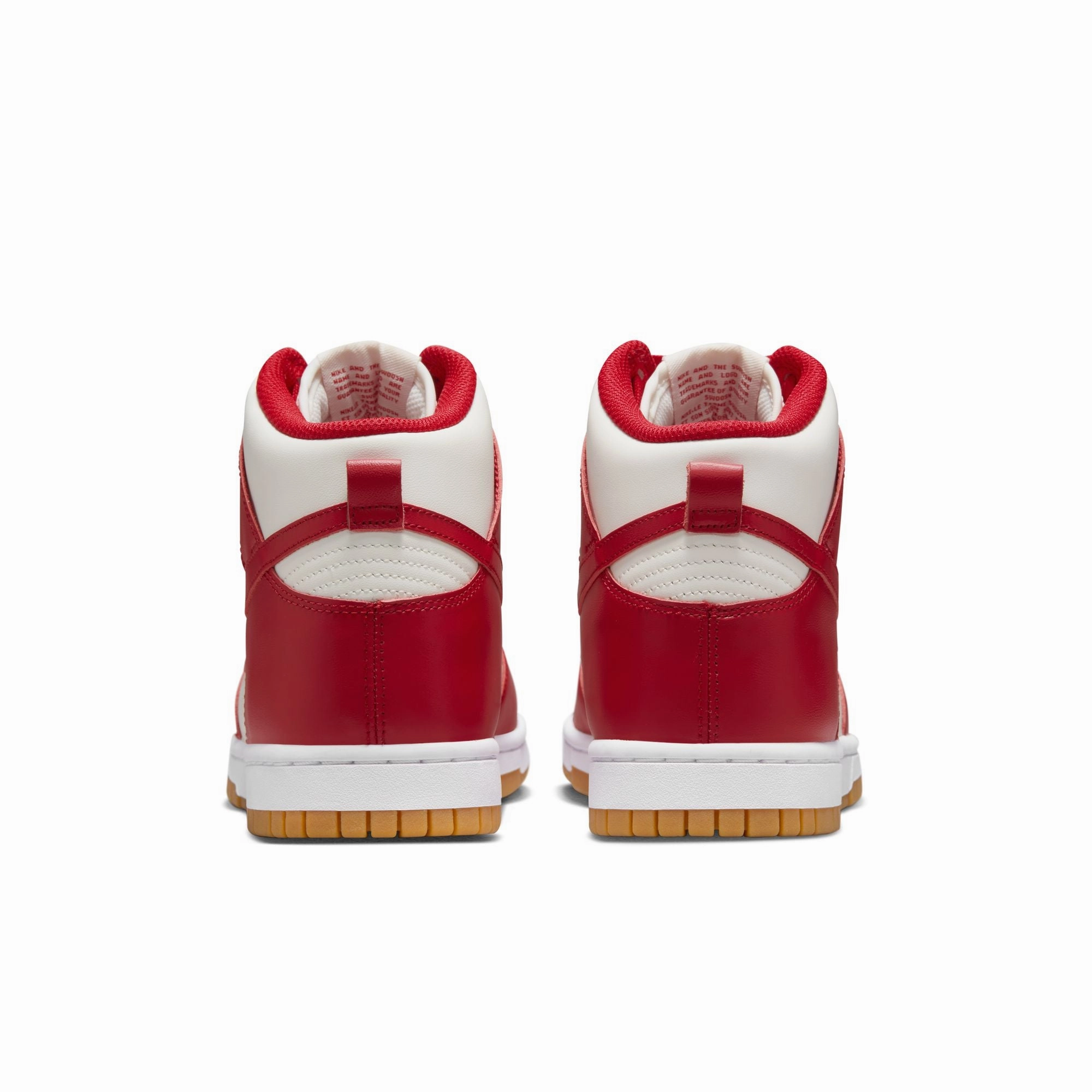Women's Nike Dunk High- SAIL/GYM RED-GUM LIGHT BROWN-WHITE