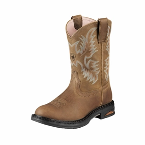 Women's Tracey Pull-On Composite Toe - Dusted Brown (B Width)