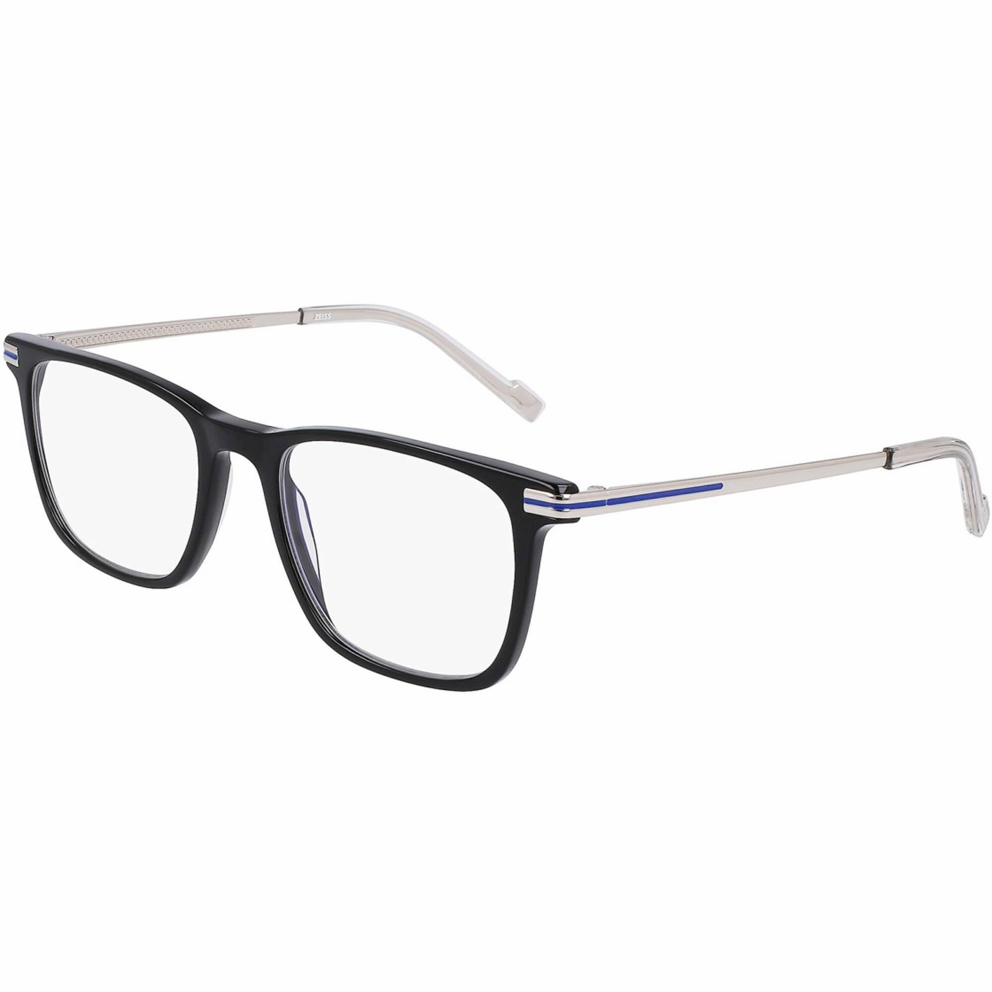 Zeiss Men's Eyeglasses - Black Acetate Square Frame Demo Lens | ZS22708 001