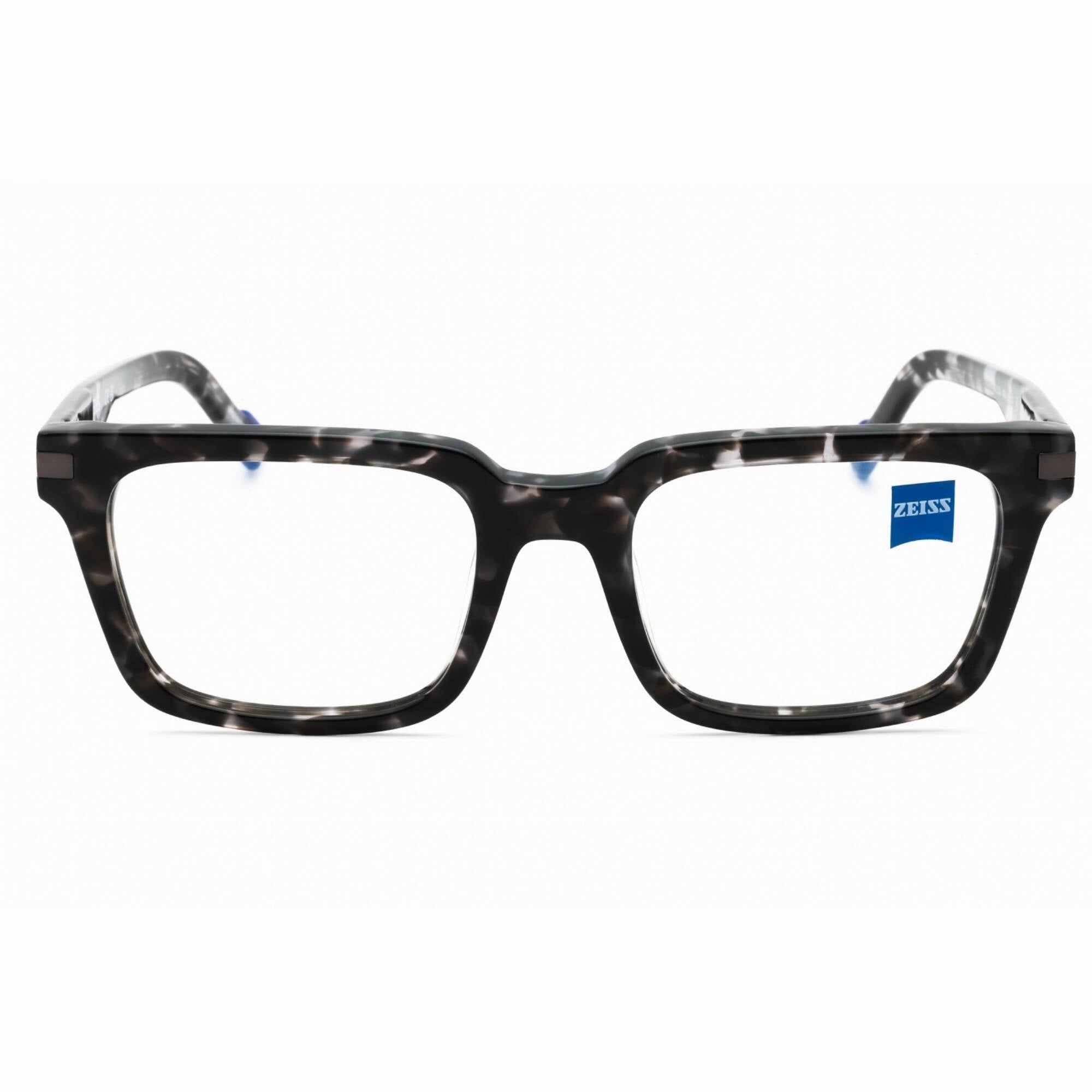 Zeiss Men's Eyeglasses - Black Tortoise Acetate Full Rim Rectangular | ZS22522 062